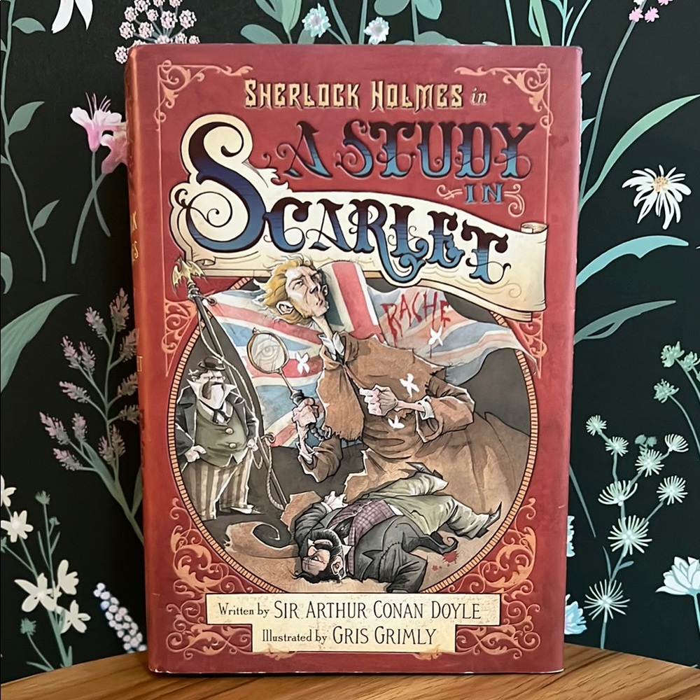📚 2/$21 📚Sherlock Holmes in A Study in Scarlet book by Sir Arthur Conan Doyle